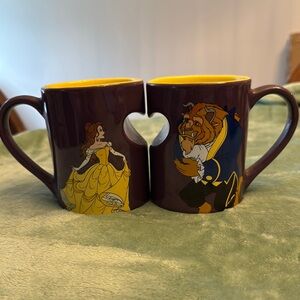Disney Enchanted Dining Mug Set Purple and Yellow